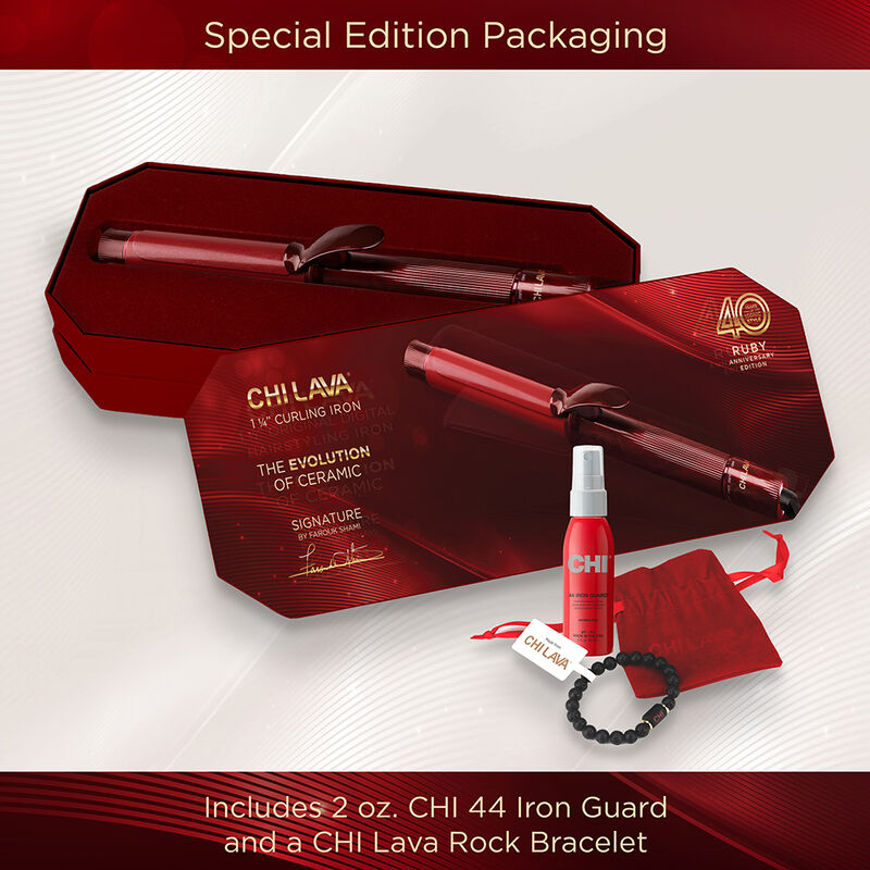 LAVA Ruby Anniversary Edition 1.25 Inch Curling Iron, , large image number null
